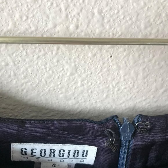 Navy Pencil Skirt - Picture 5 of 5